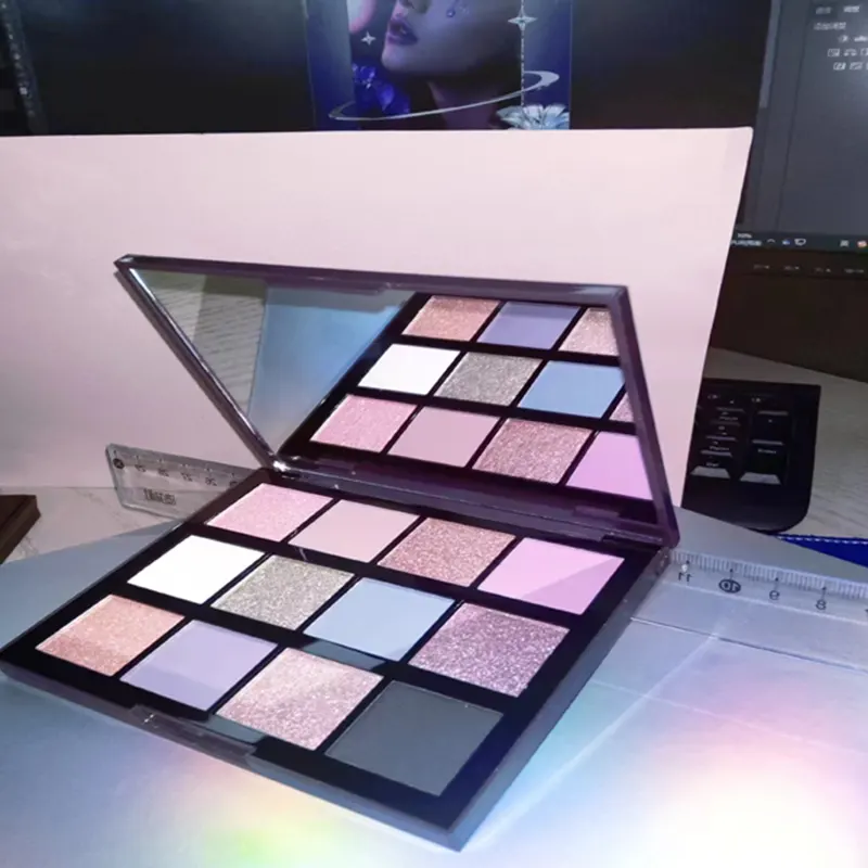 Paleta de cara multifunción de 12 colores