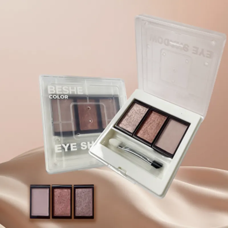 Paleta de sombras de ojos de 3 colores