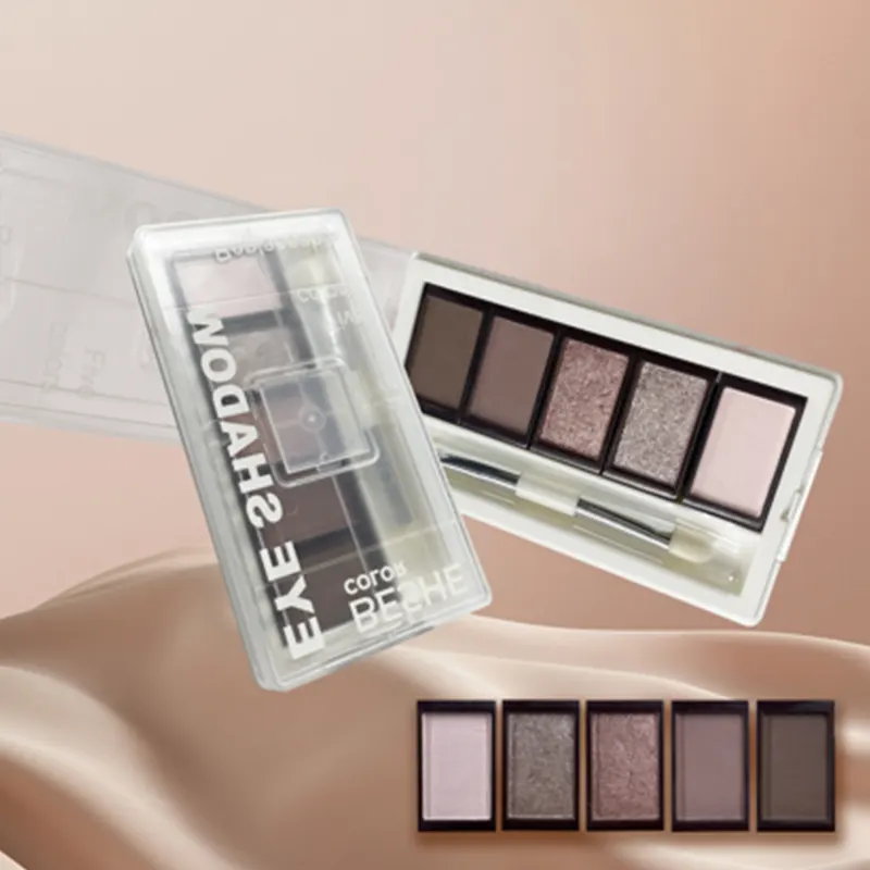 Paleta de sombras de ojos de 5 colores